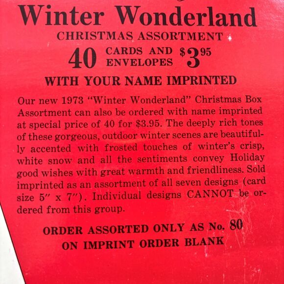 Vintage 70s Christmas Greeting Cards Catalog Salesman Sample Book Quality Crest - Picture 8 of 8